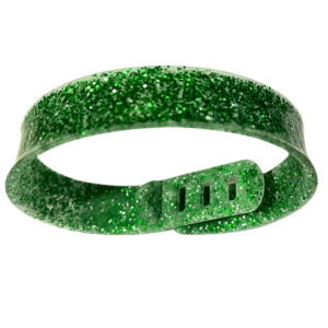 Verde glitter sin impresión