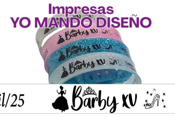 1.Pulseras Impresas yo mando diseño
