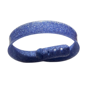 Azul acero glitter