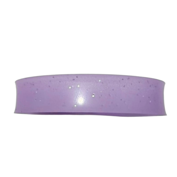 Obscuridad Lila glitter sin impresión